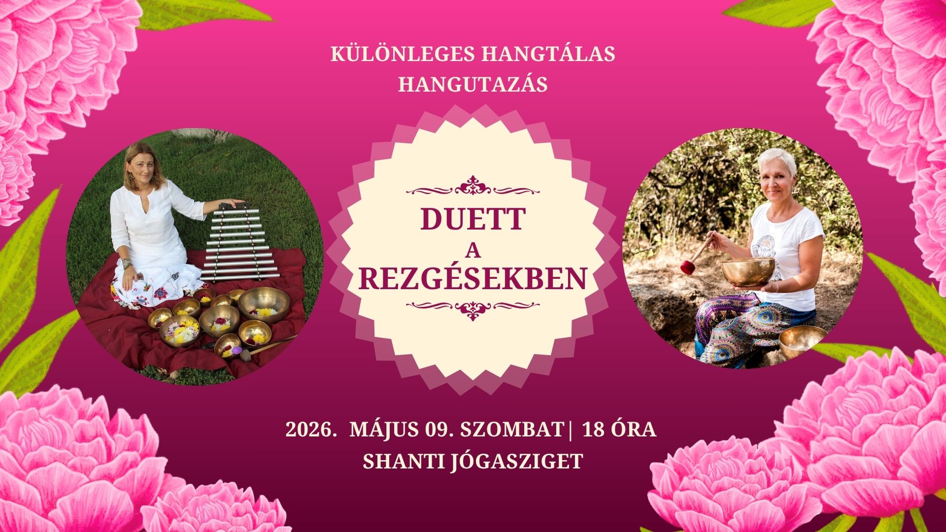 Duett a rezgésekben - hagfürdő a Shanti Jóga-szigeten