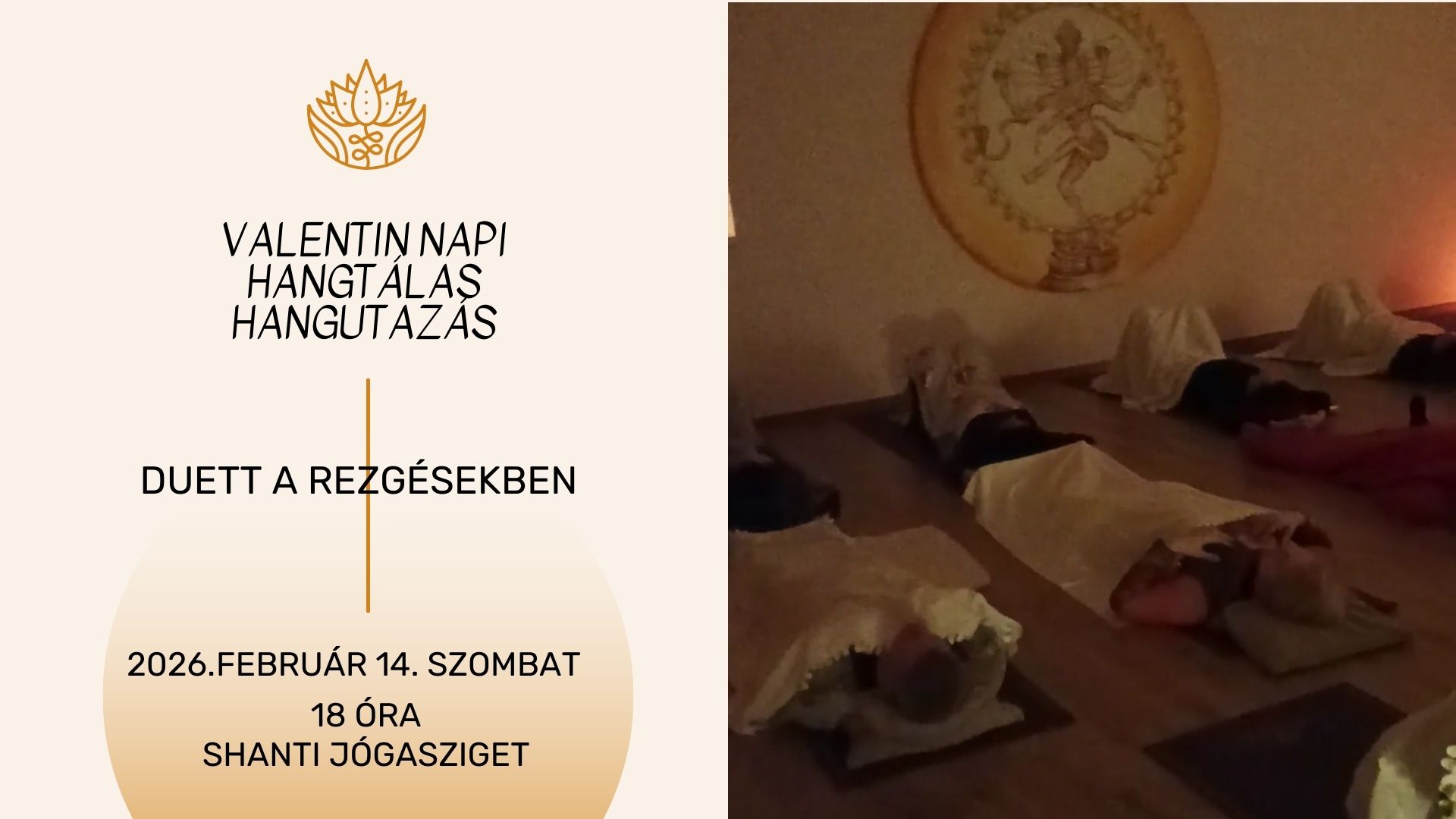 Duett a rezgésekben - hagfürdő a Shanti Jóga-szigeten