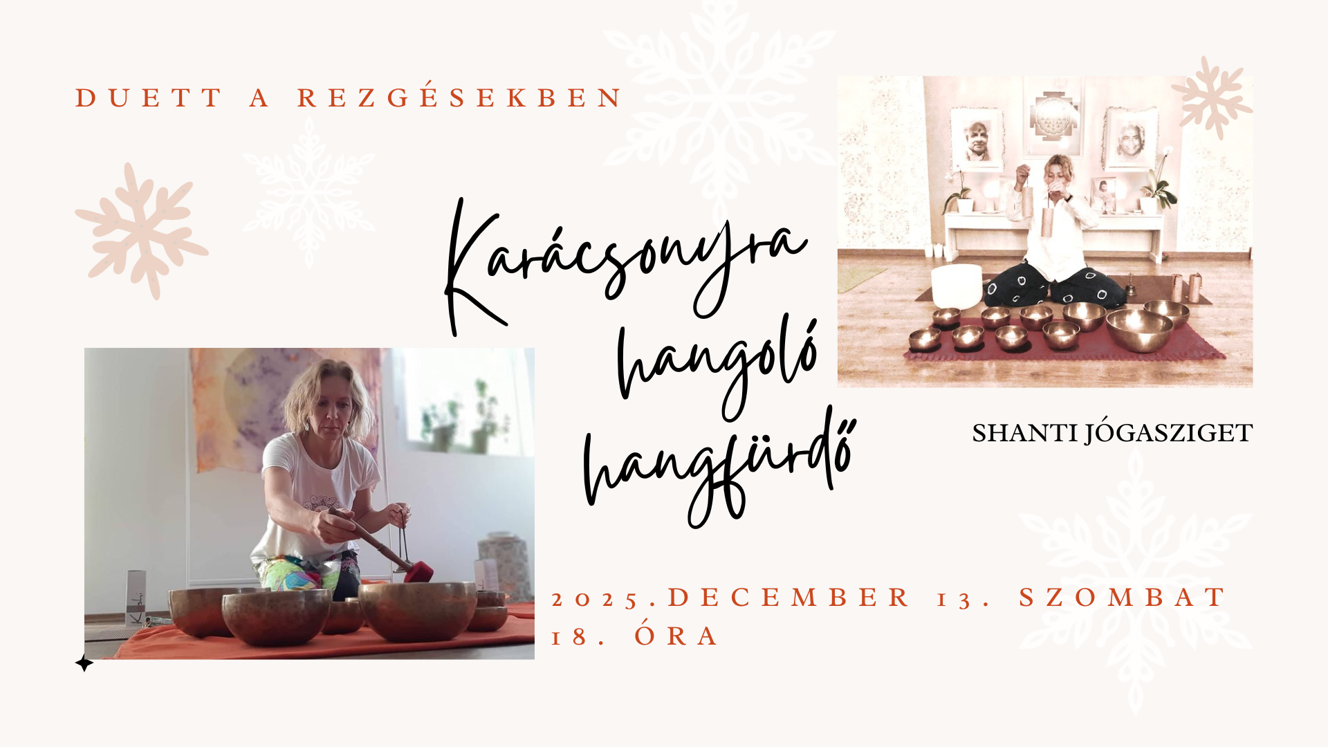 Karácsonyra hangoló hangfürdő